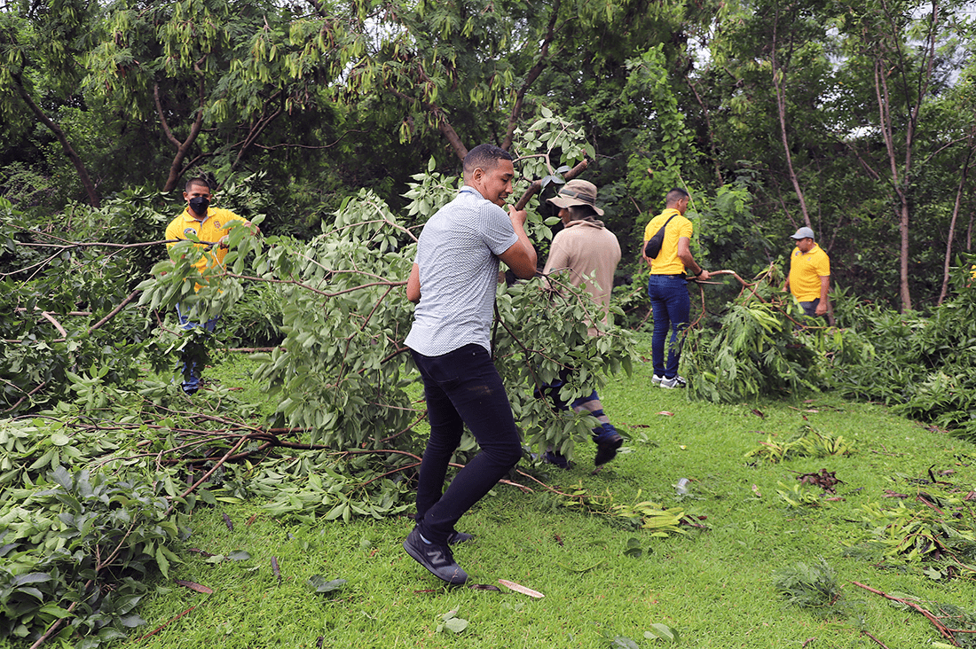 La Dirección de Gestión Social de la Alcaldía de Panamá realizó una evaluación en varios lugares de la ciudad que fueron afectados por las lluvias y fuertes vientos que se registraron este miércoles 20 de julio.