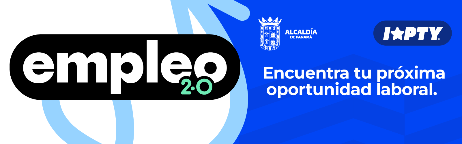 Banner promoviendo la segunda gran feria de empleo del municipio de Panama