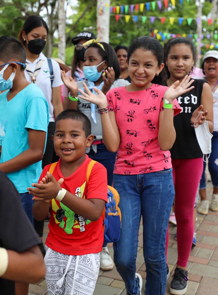 La alegría reflejada en los rostros de los niños y niñas fue el motivo principal que se vivió en el Mupa Chiki Fest 2022, actividad realizada por la Alcaldía de Panamá para celebrar el Día del Niño y la Niña.