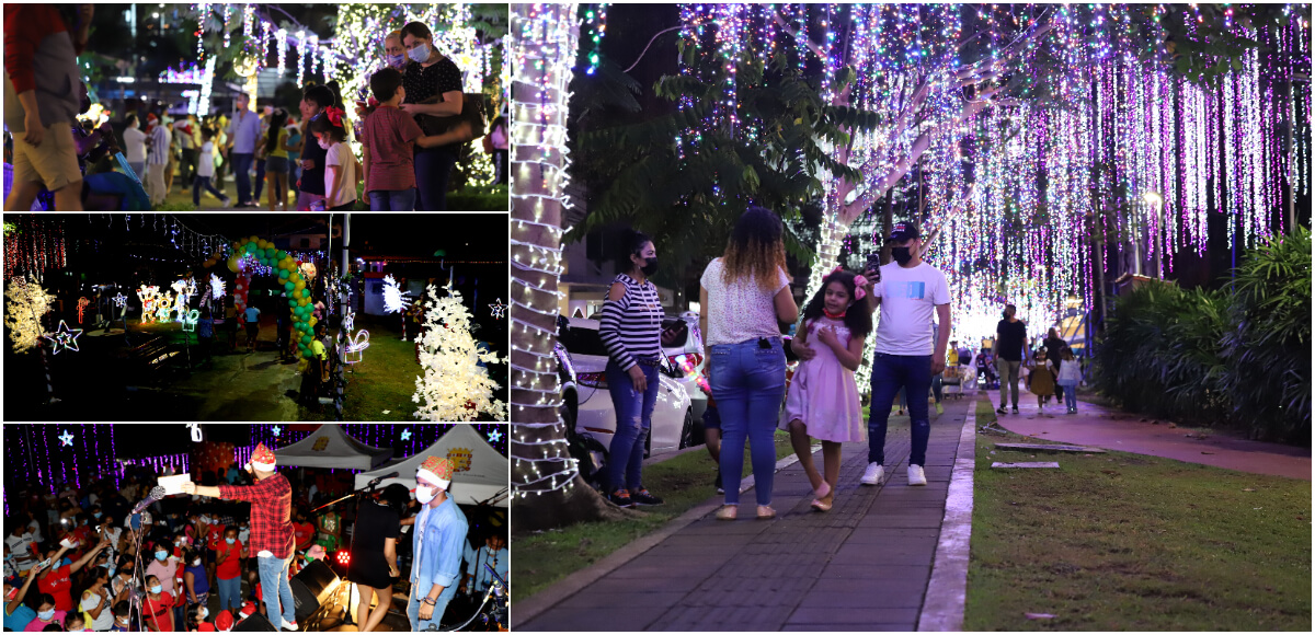 La temporada de Navidad inicia con el encendido de luces- Fotos Municipio de Panamá