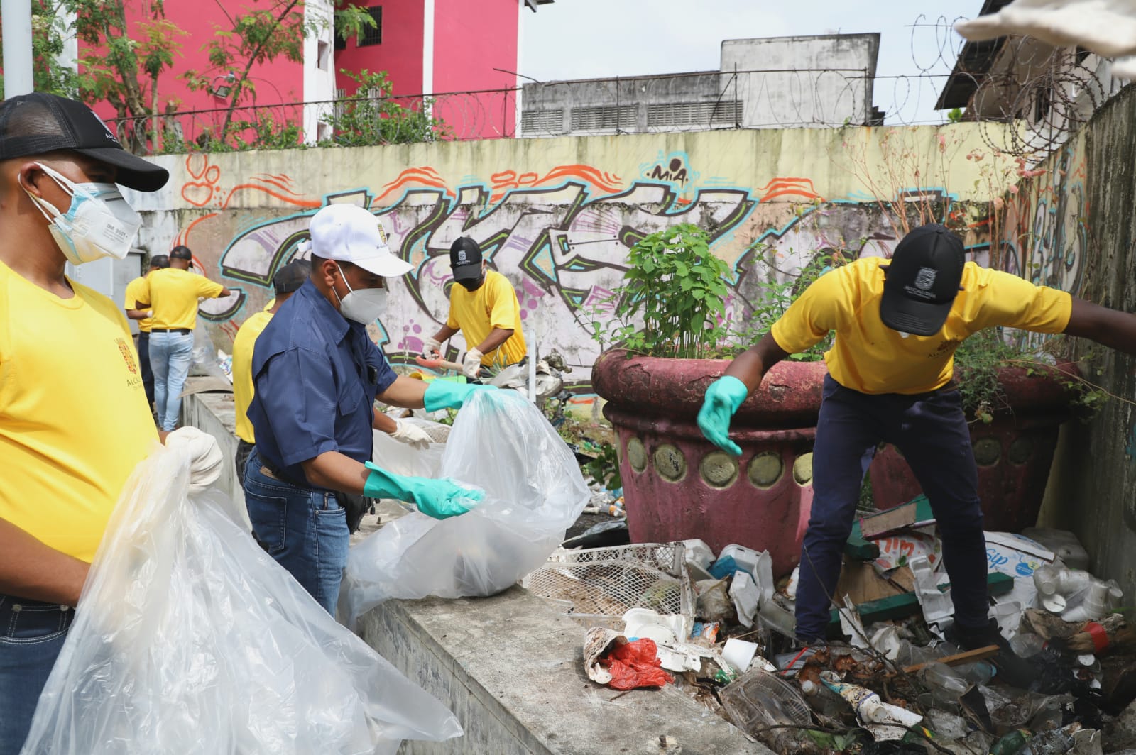 Recuperación y limpieza del edificio Juan Ramón Poll