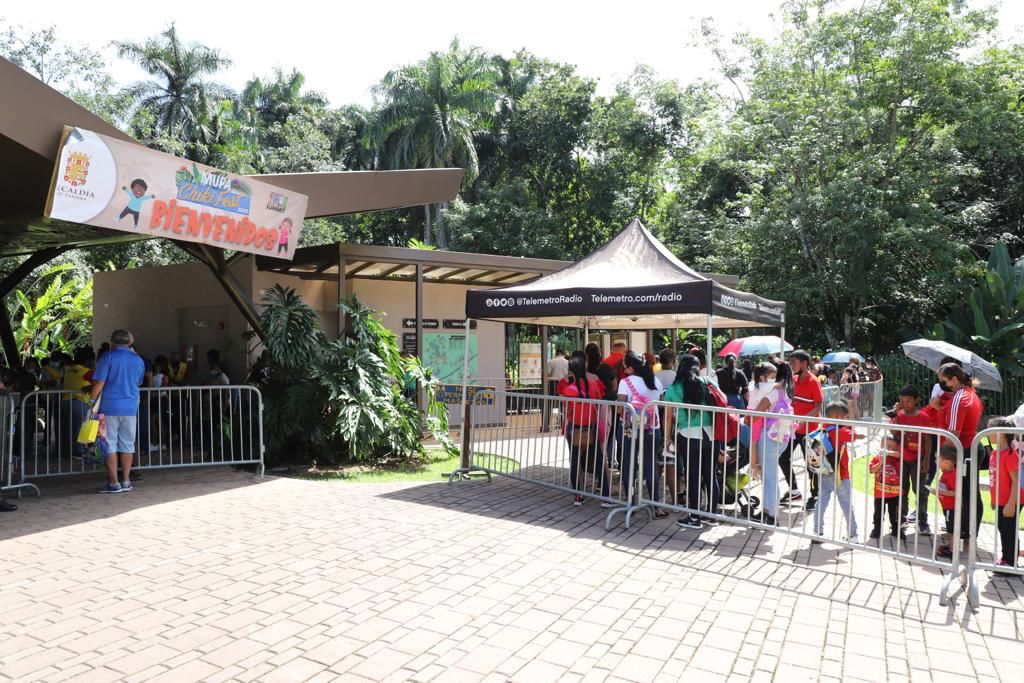 Más de 10 mil personas, entre niños, niñas y adultos, participaron hoy del Mupa Chiki Fest 2022, en el Parque Municipal Summit, para celebrar el Día del Niño y la Niña.