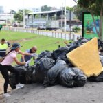 jornada de limpieza en el sitio arqueológico de Panamá La Vieja