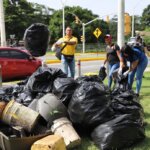 jornada de limpieza en el sitio arqueológico de Panamá La Vieja