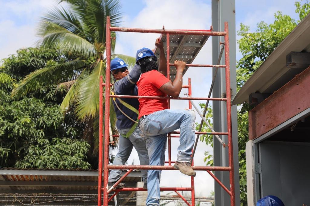 Alcalde Fábrega inspeccionó los avances de la construcción del Mercado de Pacora